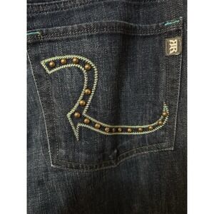 Rock & Republic Mens 36x34 Neil  Bootcut Jeans Blue USA Excellent‎ Condition